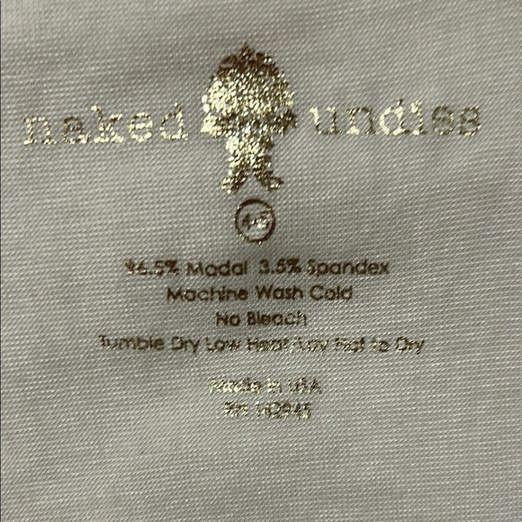 Naked Undies Cardigan. Open front. Stretch. New in Poly. Small - Picture 5 of 7